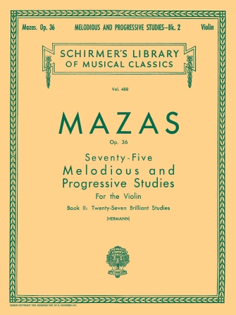 75 Melodious and Progressive Studies Op. 36 – Book 2: Brilliant Studies
