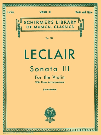 Sonata No. 3 in D Sonata No. 3 in D