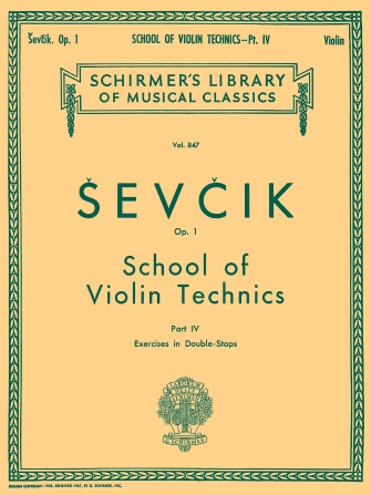 School of Violin Technics Op. 1 – Book 4