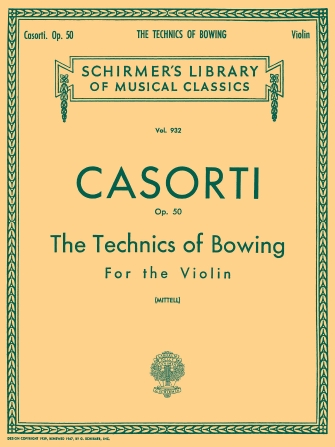 Technics of Bowing Op. 50 Technics of Bowing Op. 50