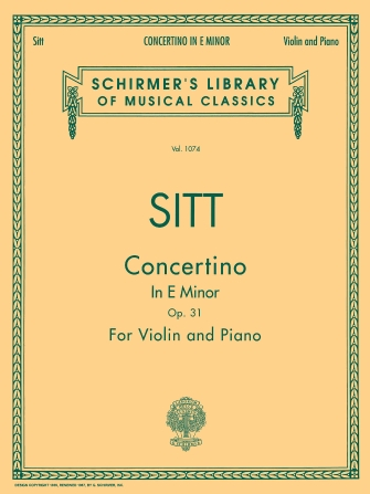 Concertino in E Minor Op. 31 Concertino in E Minor Op. 31
