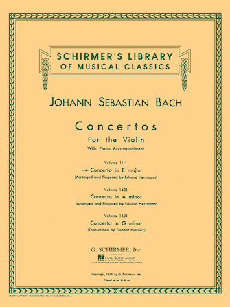 Concerto in E Major Concerto in E Major