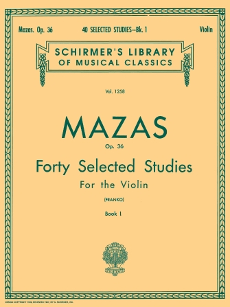 40 Selected Studies Op. 36 – Book 1