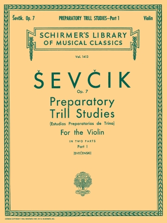 Preparatory Trill Studies Op. 7 – Book 1 Preparatory Trill Studies Op. 7 – Book 1
