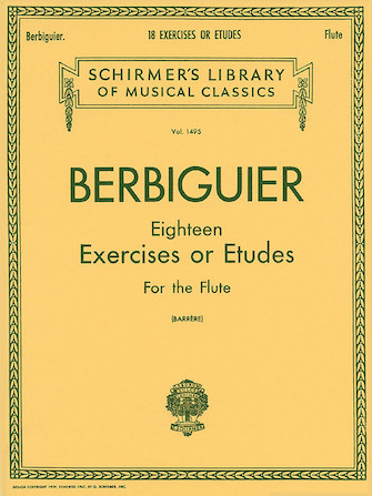 Benoit Berbiguier: Eighteen Exercises or Etudes