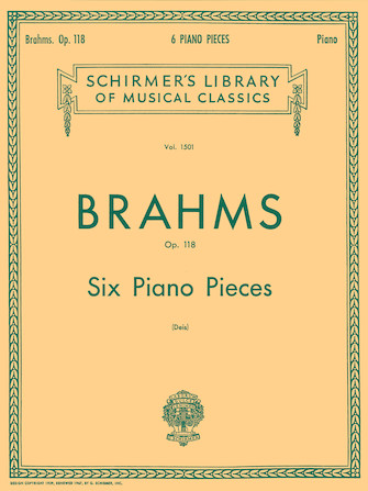 Six Piano Pieces Op. 118 Six Piano Pieces Op. 118
