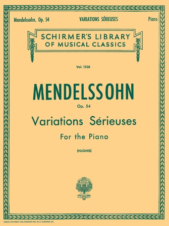 Variations Sérieuses Op. 54