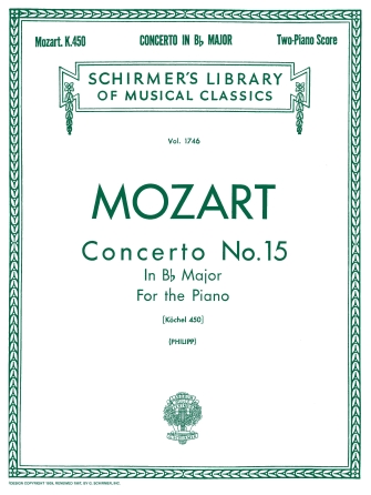 Concerto No. 15 in Bb K. 450