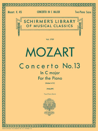Concerto No. 13 in C K. 415