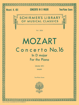Concerto No. 16 in D K.451