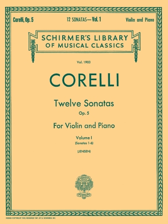 Twelve Sonatas Op. 5 – Volume 1