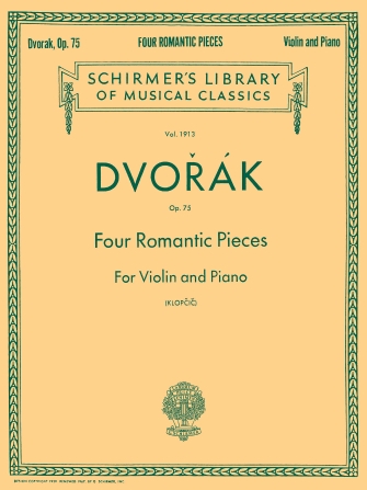 Four Romantic Pieces Op. 75 Four Romantic Pieces Op. 75
