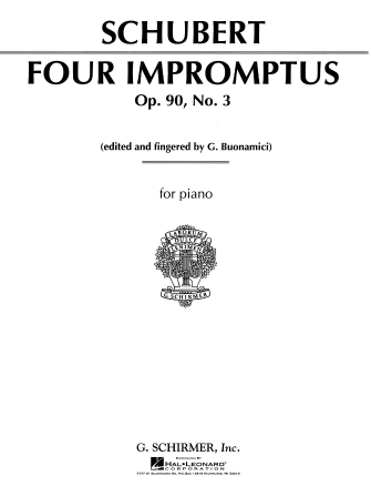 Impromptu Op. 90 No. 3 in G Major