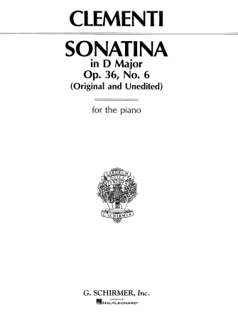 Sonatina in D Major Op. 36 No. 6
