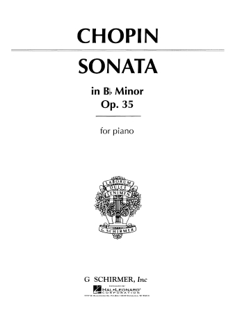 Sonata Op. 35 No. 2 in Bb Minor