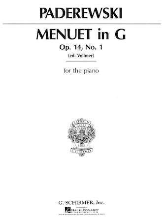 Menuet in G Op. 14 No. 1