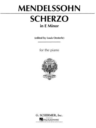 Scherzo in E Minor Op. 16 No. 2