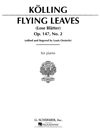 Flying Leaves Op. 147 (Allegro Molto in A Minor)