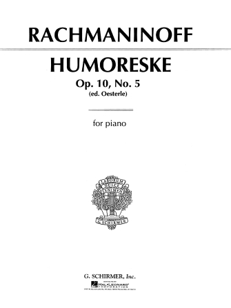 Humoreske Op. 10 No. 5