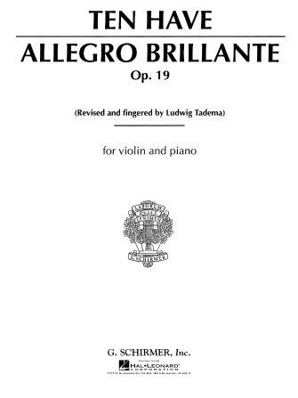 Allegro Brillante Op. 19