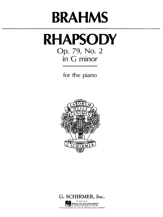 Rhapsody in G Minor Op. 79 No. 2