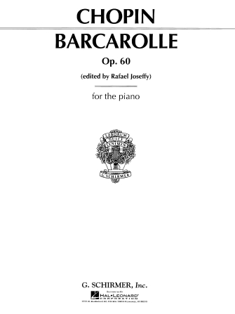 Barcarolle Op. 60 in F Sharp
