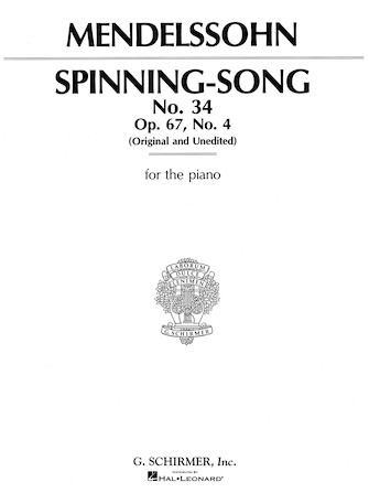 Spinning Song Op. 67 No.34