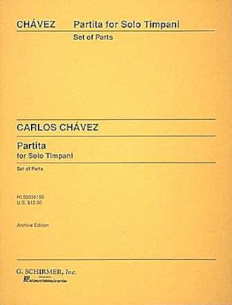 Partita for Solo Timpani Partita for Solo Timpani