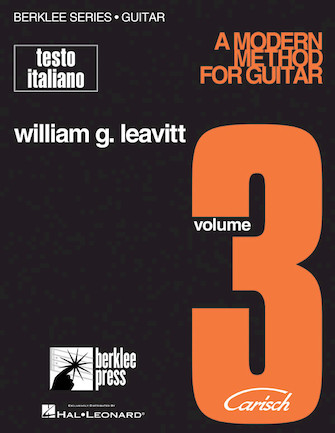 Modern Method For Guitar Vol.3 Italian Edition