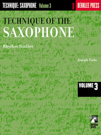 Technique of the Saxophone – Volume 3