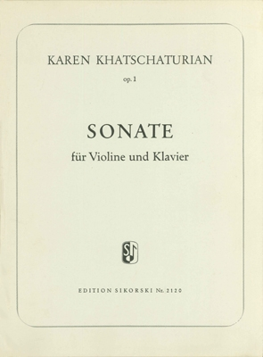 Sonate Op1 Vn/pno Sonate Op1 Vn/pno