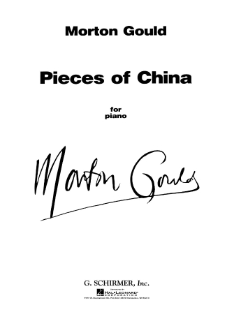 Pieces of China (a Six-Movement Suite) Pieces of China (a Six-Movement Suite)