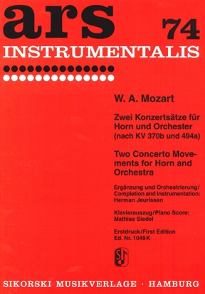 Two Concerto Movements for Horn and Orchestra