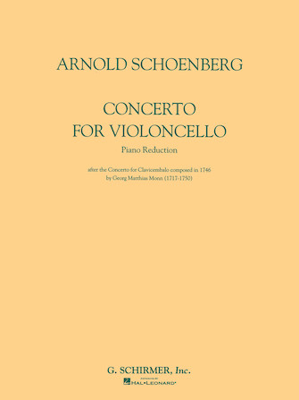 Concerto for Violoncello and Orchestra Concerto for Violoncello and Orchestra