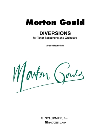 Diversions for Tenor Saxophone and Piano