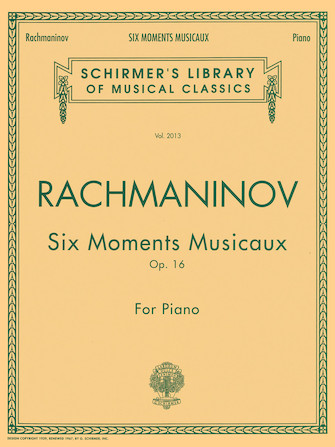 Six Moments Musicaux Op. 16 Six Moments Musicaux Op. 16