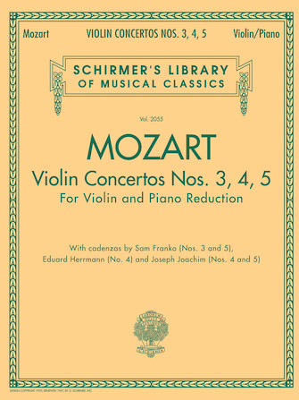 Violin Concertos Nos. 3 4 5