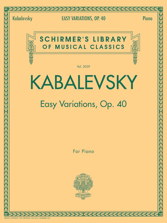 Easy Variations Op. 40 Easy Variations Op. 40
