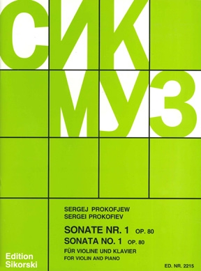 Sonata No. 1 Op. 80 Sonata No. 1 Op. 80