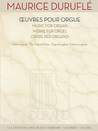 Music for Organ [Oeuvres pour Orgue) Music for Organ [Oeuvres pour Orgue)