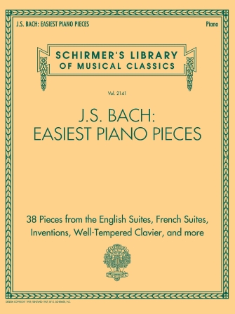 J.S. Bach: Easiest Piano Pieces