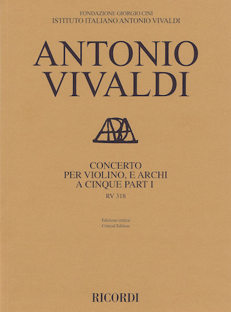 Concerto RV 813 for Violin and Strings in Five Parts Concerto RV 813 for Violin and Strings in Five Parts