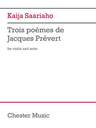 Trois poèmes de Jacques Prèvert Trois poèmes de Jacques Prèvert