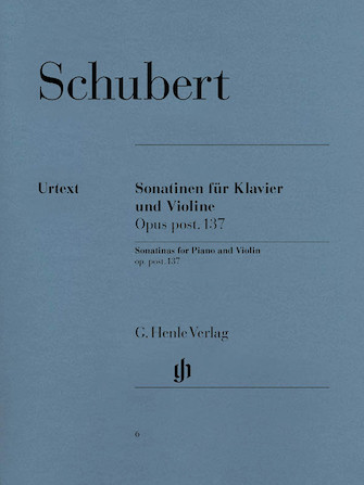 Sonatinas for Piano and Violin Op. Post. 137