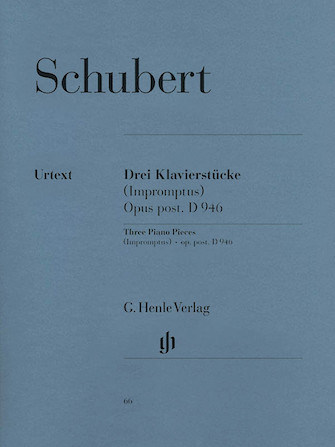 3 Piano Pieces (Impromptus) op. post. D 946