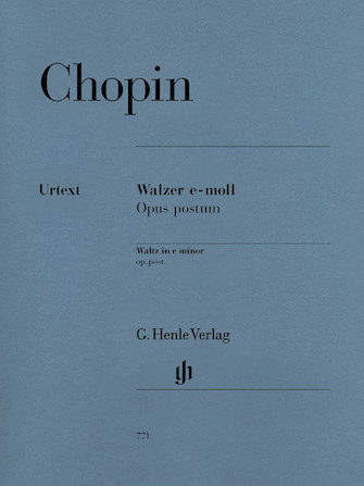 Waltz in E minor Op. Posth. Waltz in E minor Op. Posth.