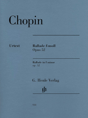 Ballade in F minor Op. 52 Ballade in F minor Op. 52