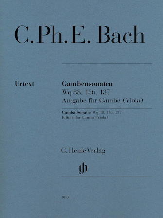 Gamba Sonatas Wq 88 136 137 Gamba Sonatas Wq 88 136 137