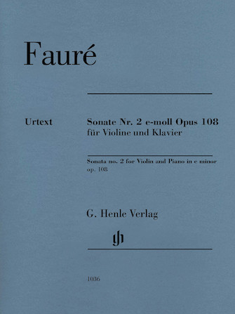Violin Sonata No. 2 in E minor Op. 108