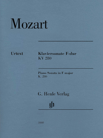 Piano Sonata in F Major K280 (189e)